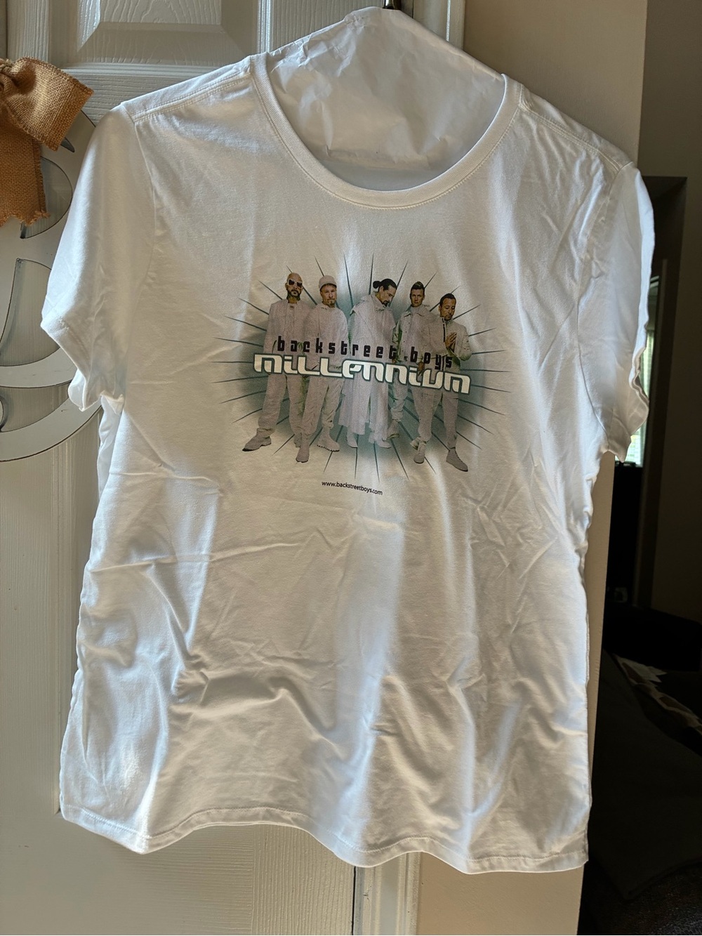 New: Backstreet Boys Millennium Graphic Tee - White